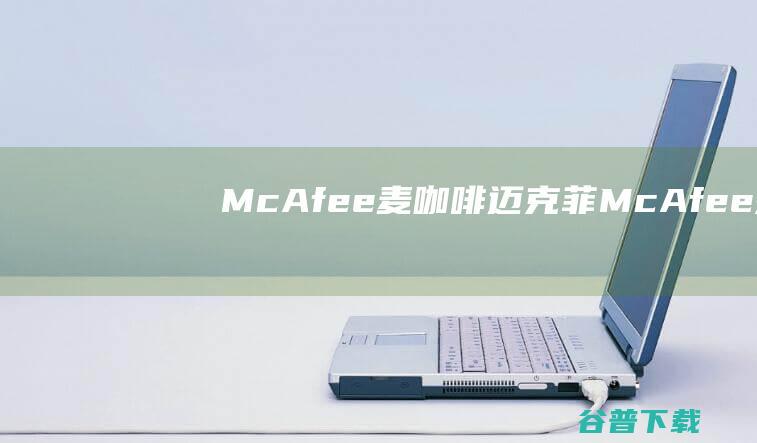 McAfee麦咖啡迈克菲McAfee杀