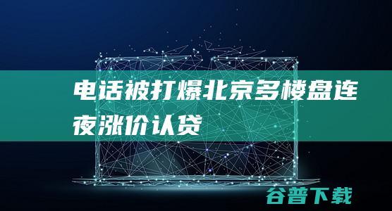 “电话被打爆”，北京多楼盘连夜涨价！|认贷|二手房|房地产|购房人|二手住房