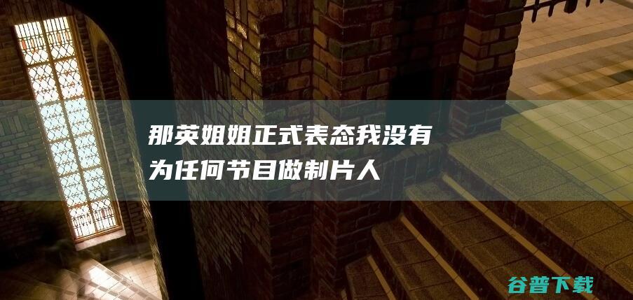 那英姐姐正式表态：我没有为任何节目做制片人，网传都是假的|李玟|华少|那辛|好声音|曾志伟