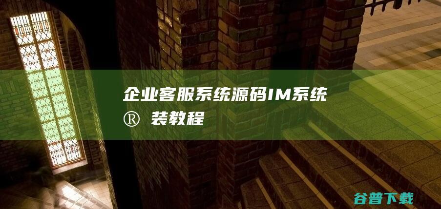 企业客服系统源码（IM系统+安装教程）