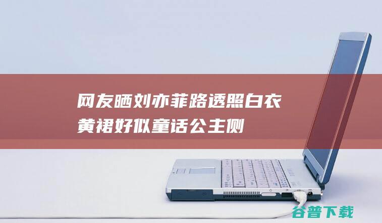 网友晒路透照白衣黄裙好似童话公主侧