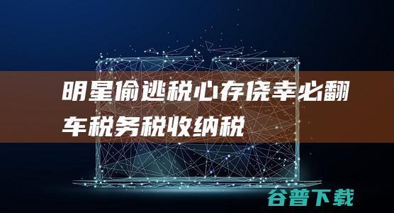 明星偷逃税心存侥幸必翻车税务税收纳税