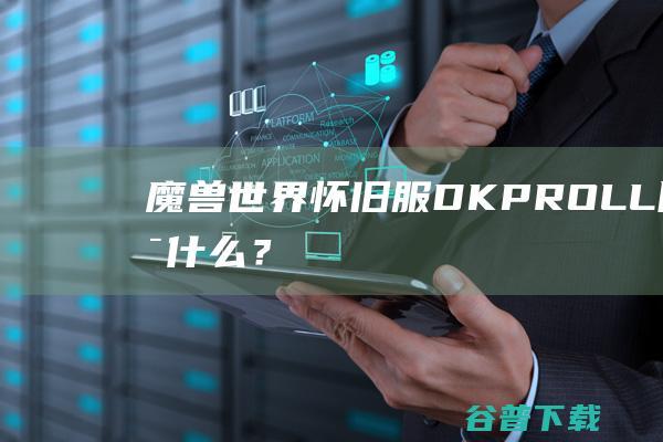 魔兽世界怀旧服DKPROLL团是什么？