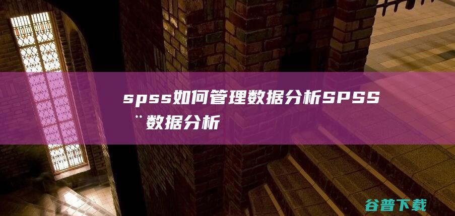 spss如何管理数据分析,SPSS在数据分析中优缺点