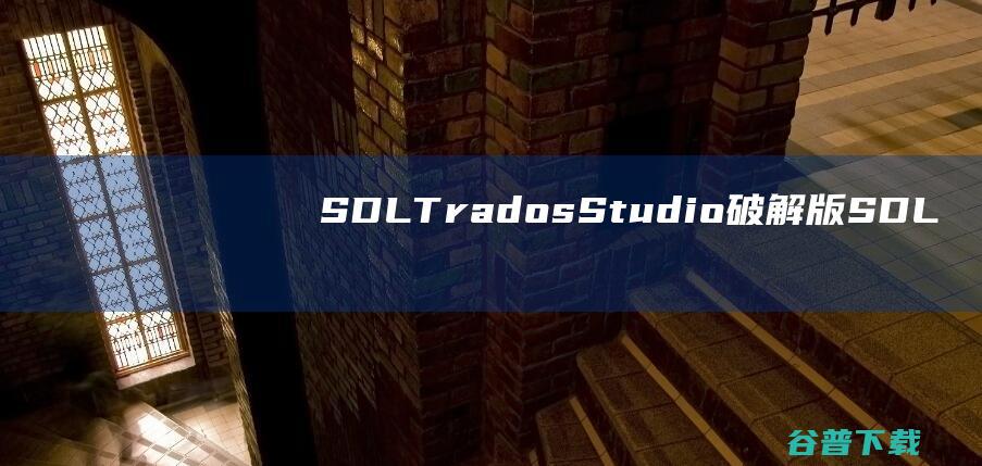 SDLTrados破解版SDL