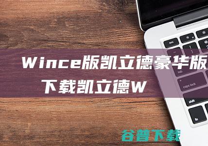 Wince版凯立德豪华版懒人包凯立德W