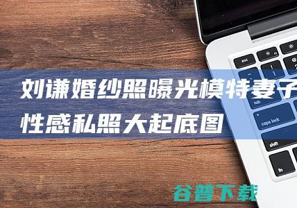 刘谦婚纱照曝光模特妻子性感私照大起底图