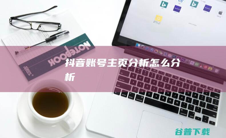 抖音账号主页分析怎么分析