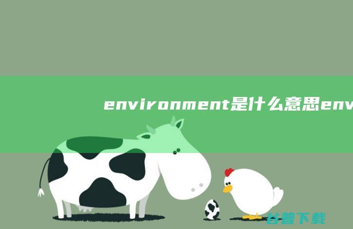 environment是什么意思 (environment)