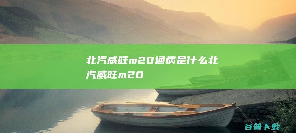 北汽威旺m20通病是什么北汽威旺m20