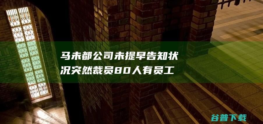 马未都公司未提早告知状况突然裁员80人 有员工工资目前只发到4月 (马未都其人)