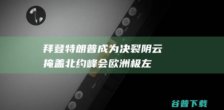 拜登特朗普成为决裂阴云掩盖北约峰会欧洲极左