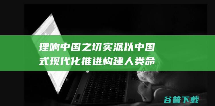 理响中国之切实派 以中国式现代化推进构建人类命运独特体 (理响中国2021)