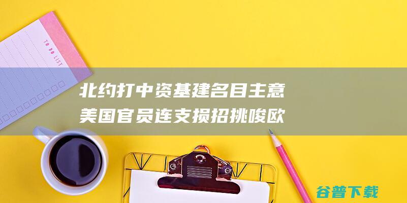 北约打中资基建名目主意 美国官员连支损招 挑唆欧洲对华施压！美媒放风 (北约中国)