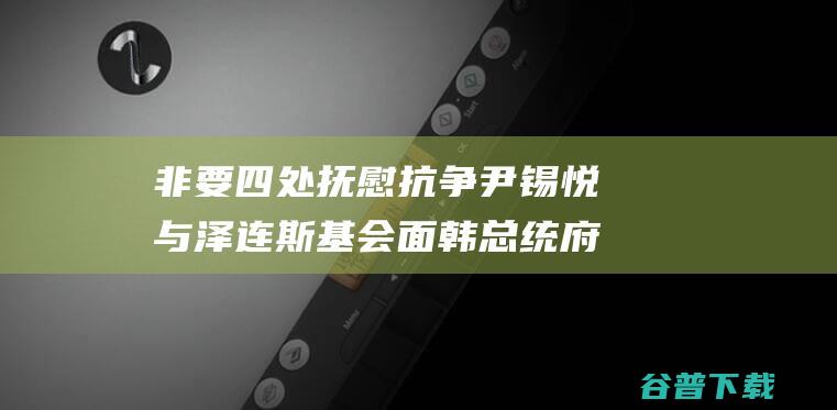 非要四处抚慰抗争尹锡悦与泽连斯基会面韩总统府