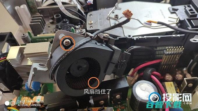 明基W1080ST自行拆机维修风扇再次满血复活明基w