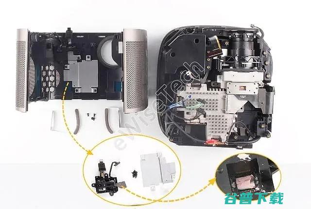 带你全面了解极米H5硬件极米H5投影仪拆机带你全