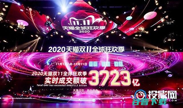 2020年双十一战报出炉双十一销售额破亿2020