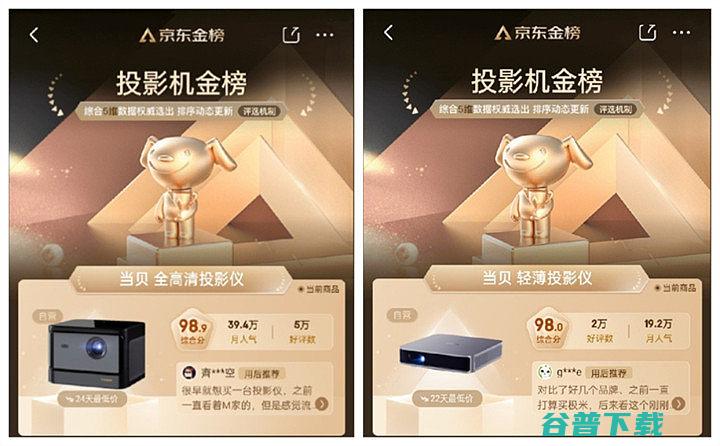 当贝X3Air登顶7月京东金榜当贝旗下多款产品同步