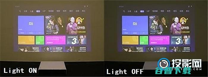 米家家用激光影院性能优于普通投影机小米激光