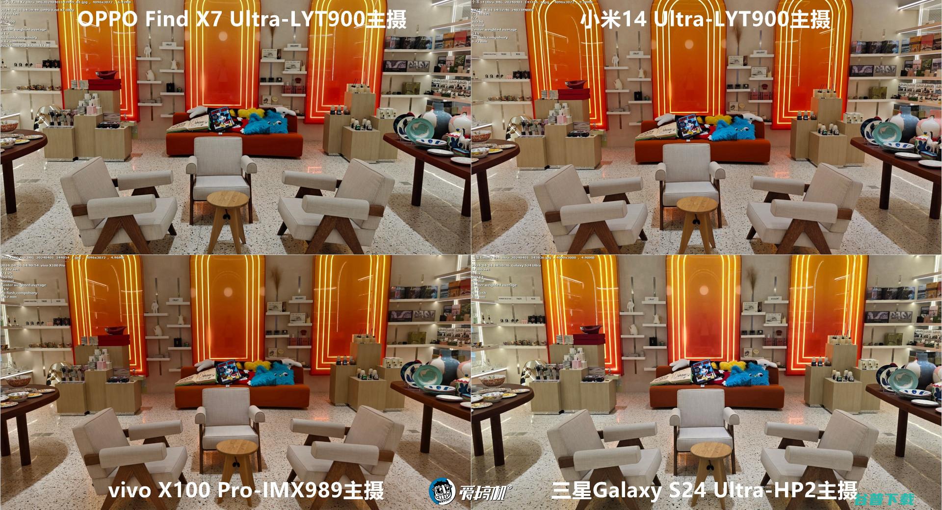 机皇对决，小米14 Ultra、Find X7 Ultra、三星S24 Ultra、vivo X100 Pro对比