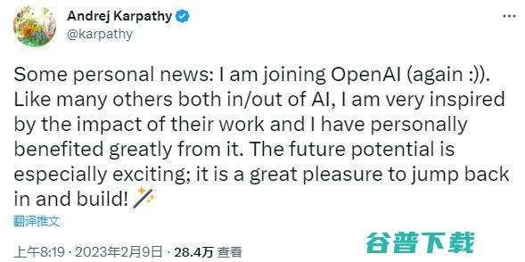 Andrej 科学家变得值钱 回归 ChatGPT AI Karpathy OpenAI 重新让 (Andreja Pejic现状)