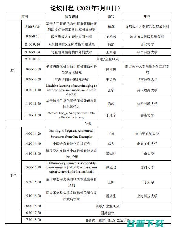 MICS 2021将在西安召开：30场专题报告，共话AI医学影像新征程 