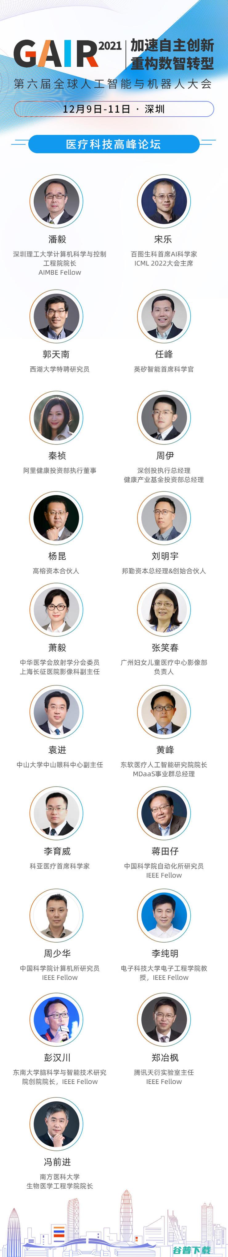 Fellow 嘉宾重磅公布 GAIR 2021 5位IEEE 医疗科技高峰论坛 19位行业领袖 四院院士 (fellow是什么职位)