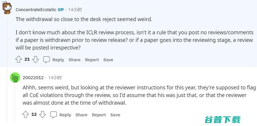 ICLR 2022出现抄袭论文 | reddit 网友热议：迷惑行为？