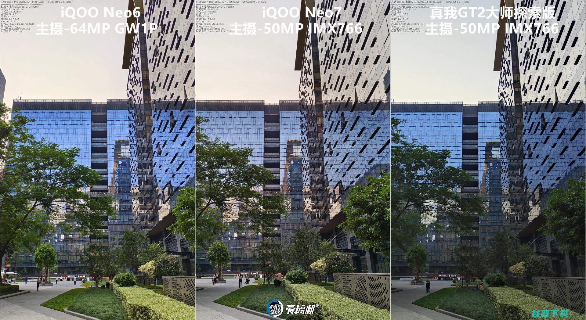 简单拍照对比：iQOO Neo7对Neo6、真我GT2大师探索版