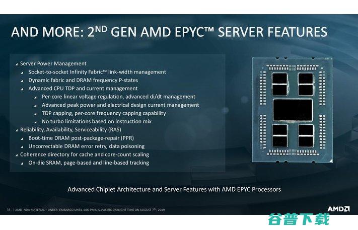 AMD发布史上最强x86处理器EPYC Rome，或撼动英特尔服务器市场地位