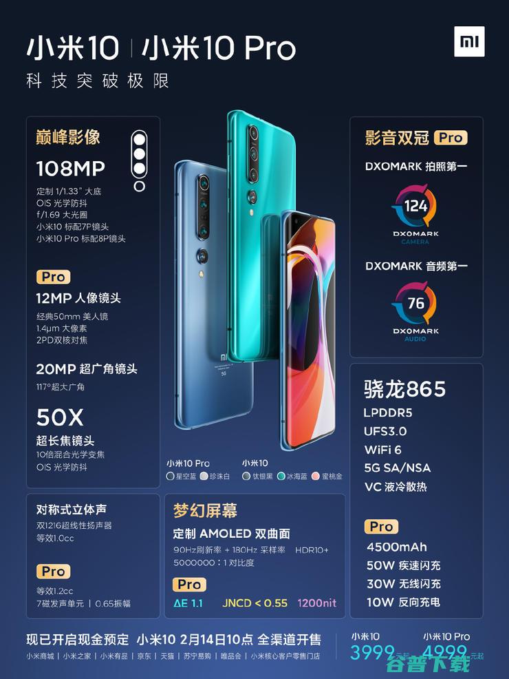 碾压友商！小米 10 Pro 猛攻 5999，DXOMARK 拍照视频全第一