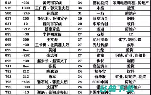 京城最富101人，赵薇上榜，第2，最年轻者33岁，资产富可敌国！ 社会资讯 第34张