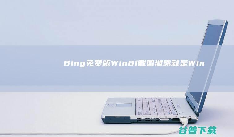 Bing免费版Win81截图泄露就是Win