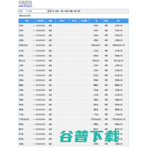 行政区划代码查询