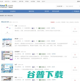中文网站总排名